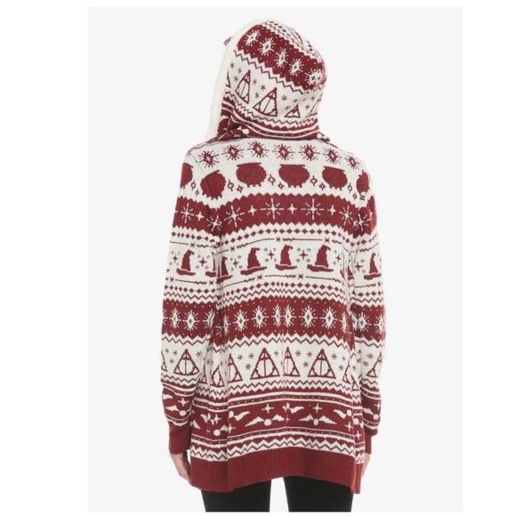 Her Universe Harry Potter Icons Fair Isle Sherpa Cardigan 3X - Picture 9 of 10